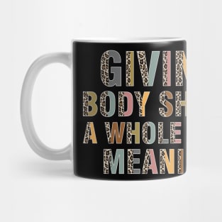 GIVING BODY SHOTS A WHOLE NEW MEANING IUI IVF Mug